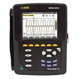Zestaw analizatora jakości zasilania AEMC 8333 PowerPadIII
