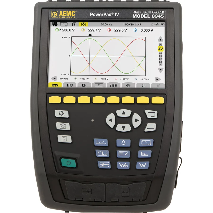 Analizator jakości zasilania AEMC 8345