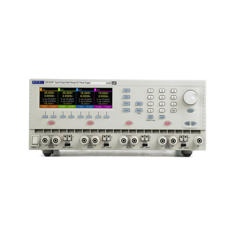 Aim-TTi MX100Q S2 zasilacz DC z czterema wyjściami