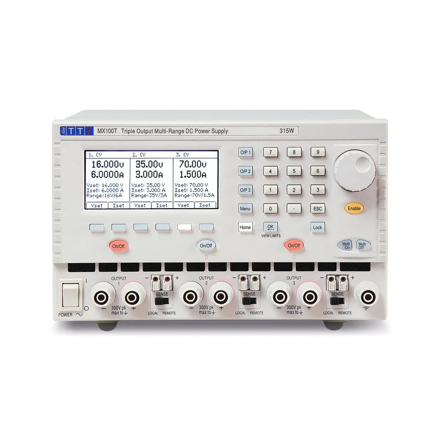 Aim TTi MX100T zasilacz DC z trzema wyjściami