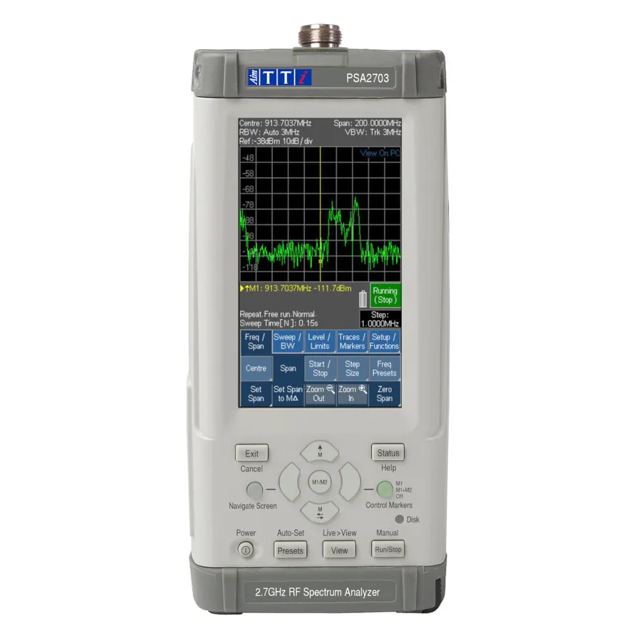 Aim TTi PSA2703USC Przenośny analizator spektrum RF