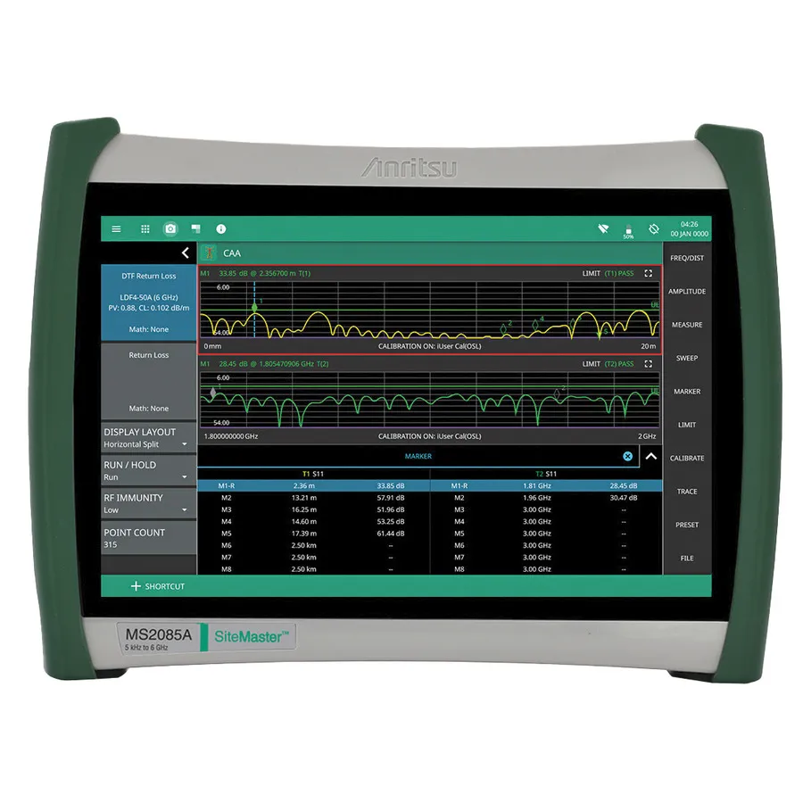 Analizator kabli i anten Anritsu MS2085A-0804