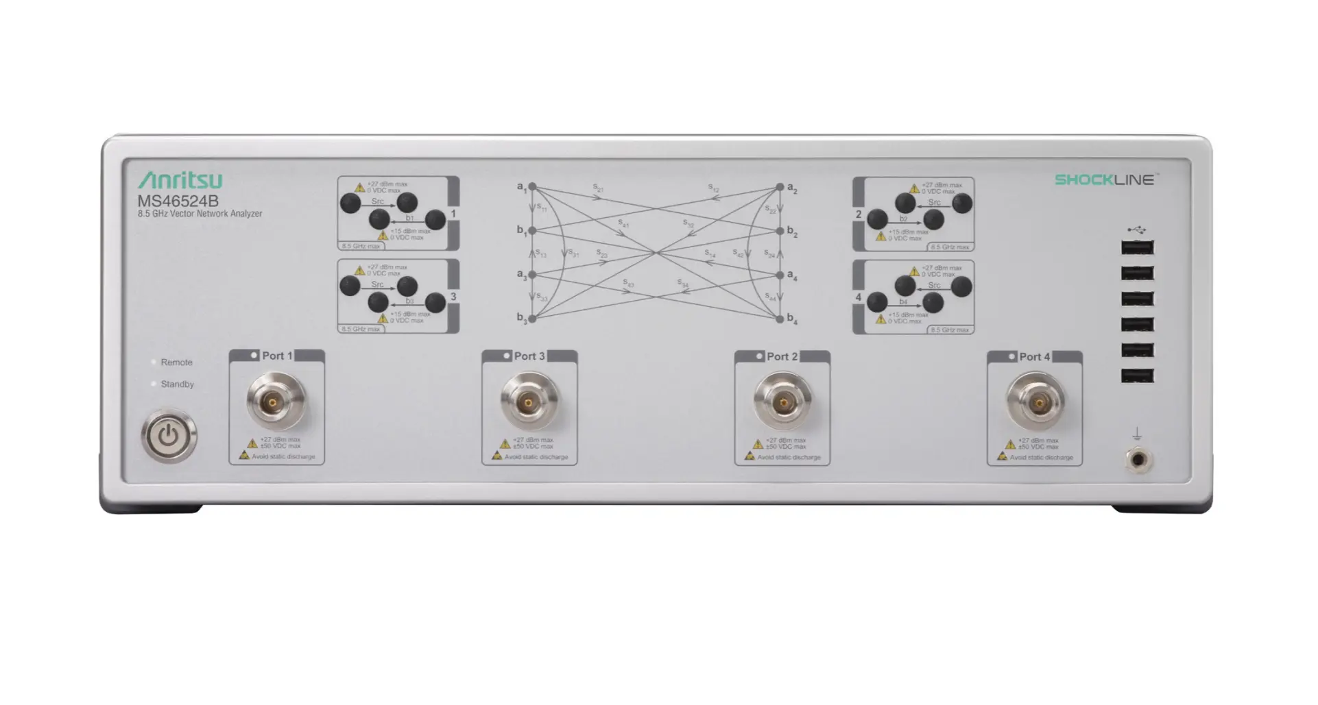 Analizator sieci wektorowej Anritsu MS46524B 4-portowy