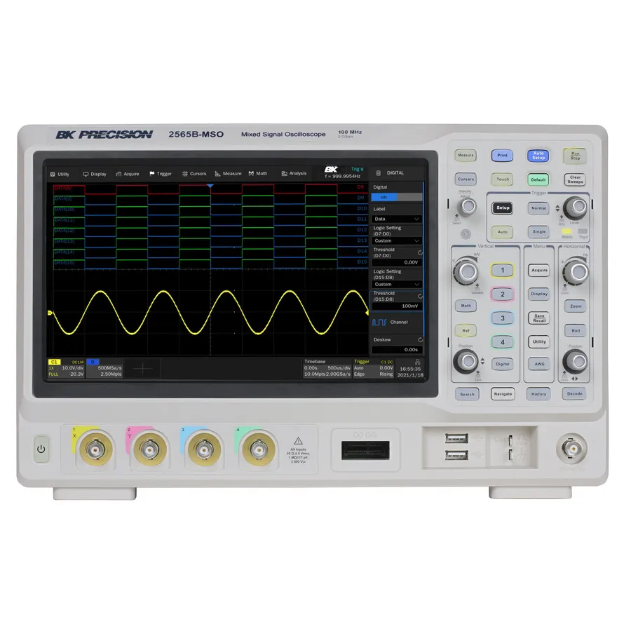 B&K Precision 2565B-MSO Oscyloskop Sygnału Mieszanego