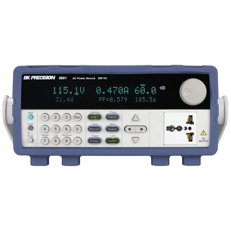 Źródło zasilania AC B&K Precision 9801 z programowaniem