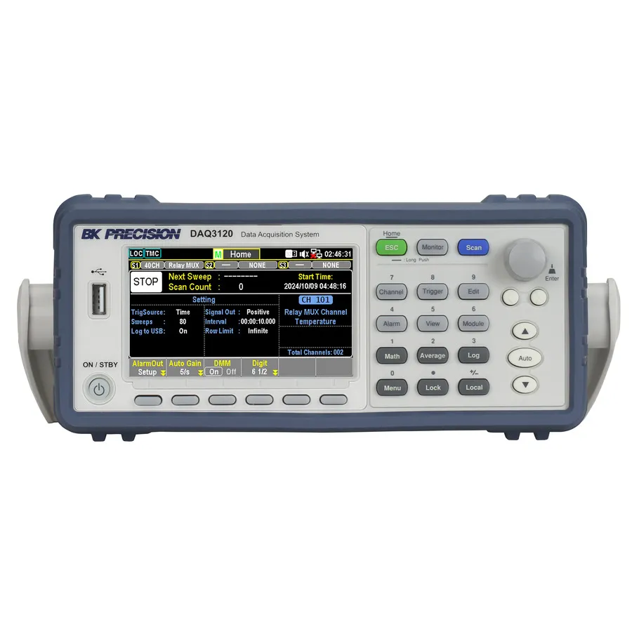 B&K Precision DAQ3120-GPIB System akwizycji danych na biurko