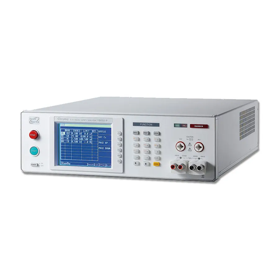 Analizator bezpieczeństwa elektrycznego Chroma 19032-P