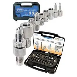Kompletny zestaw węży i złączeń NPT Crystal Engineering 4016 z etui transportowym