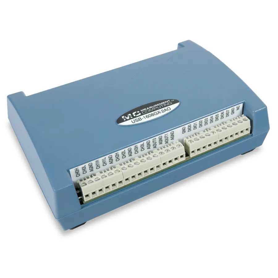 Digilent USB-1608GX-2AO kompaktowe wielofunkcyjne urządzenie USB DAQ
