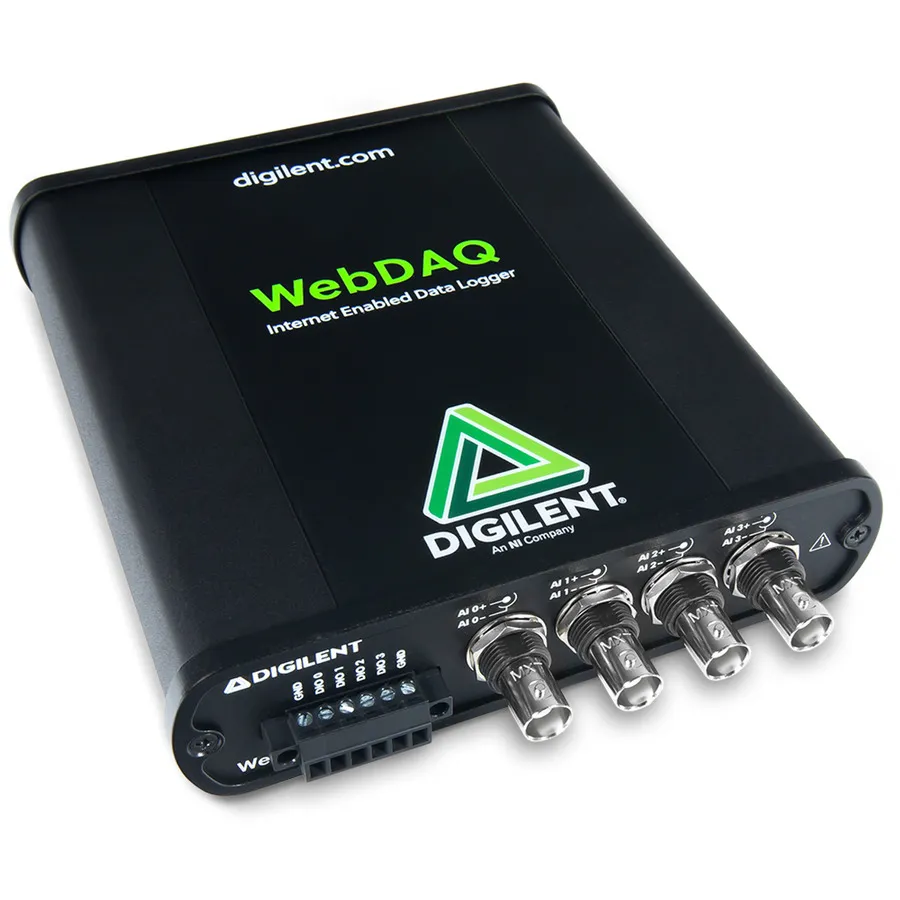Rejestrator danych wibracji-akustyki Digilent WebDAQ 504