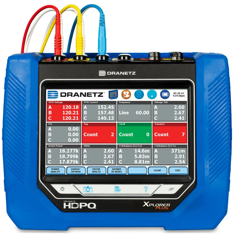Analizator jakości mocy Dranetz HDPQ-P-XAMFLEX3PKG Xplorer Plus