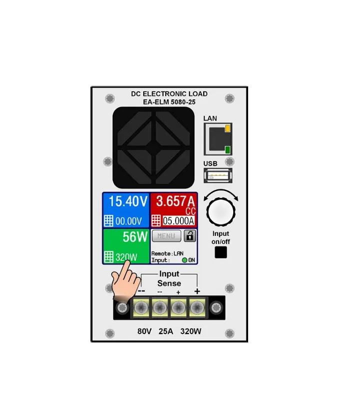 Elektro-Automatik EA-ELM 5080-25 obciążenie elektroniczne regeneracyjne