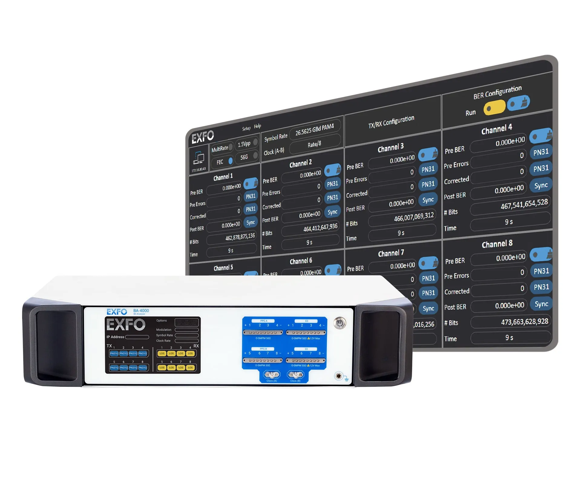 EXFO BA-4000-8-56-PAM Analizator Bitów