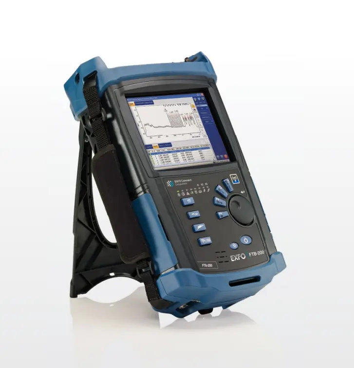 Platforma testowania na terenie EXFO FTB-200V1