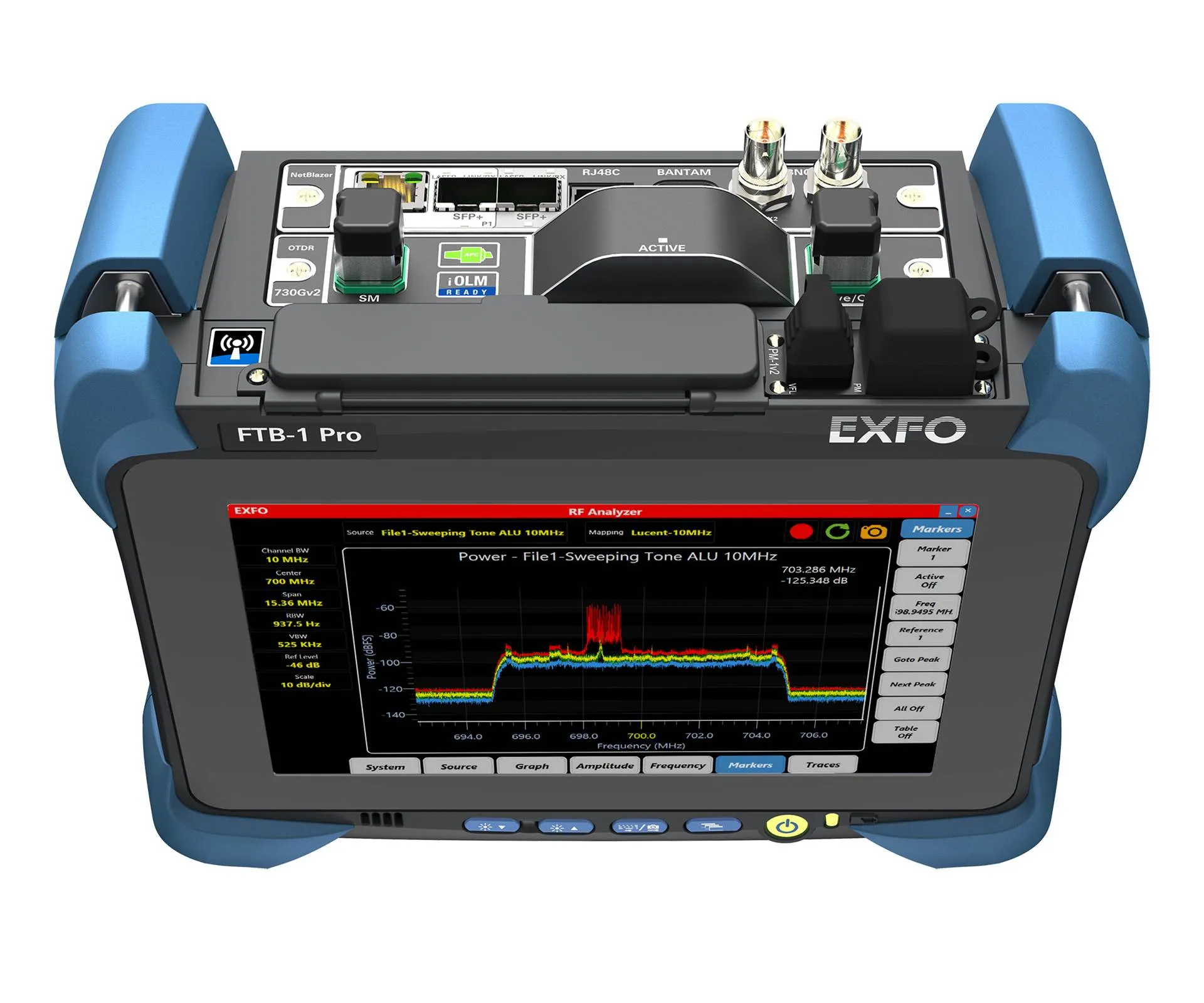 EXFO FTB-730GV2-SM8 Przenośny tester sieci 10G