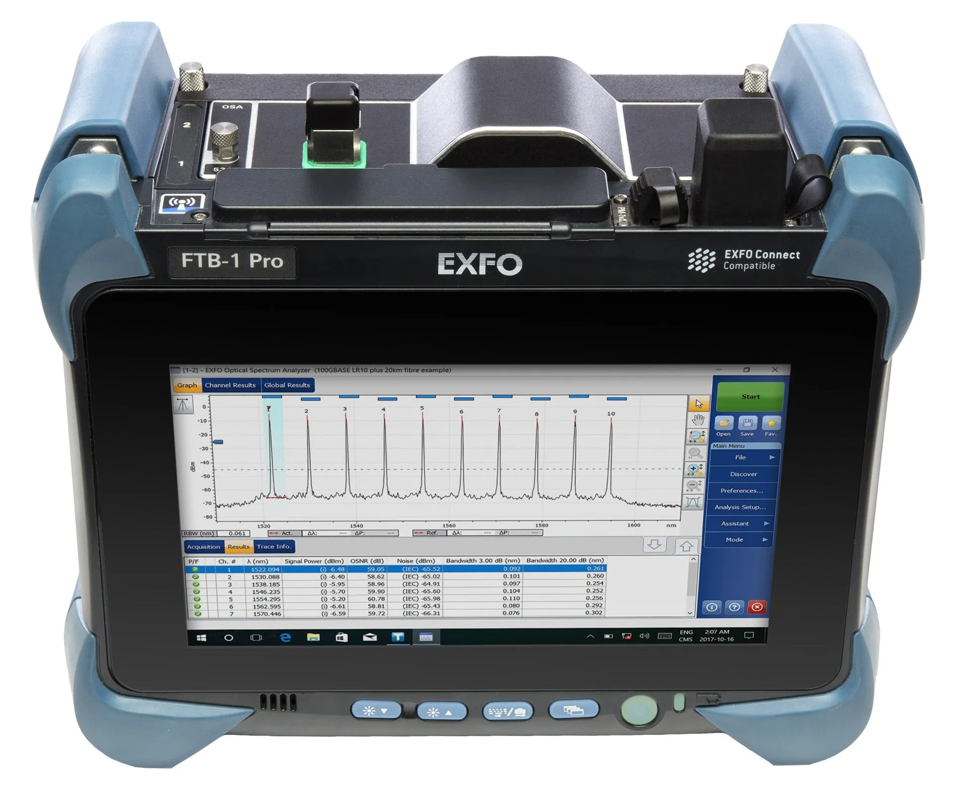 Analizator spektrum optycznego EXFO FTBx-5235