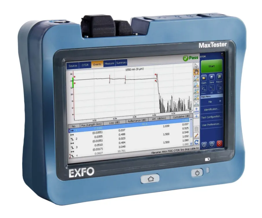 EXFO MAX-720D-Q2 Czteropunktowy OTDR
