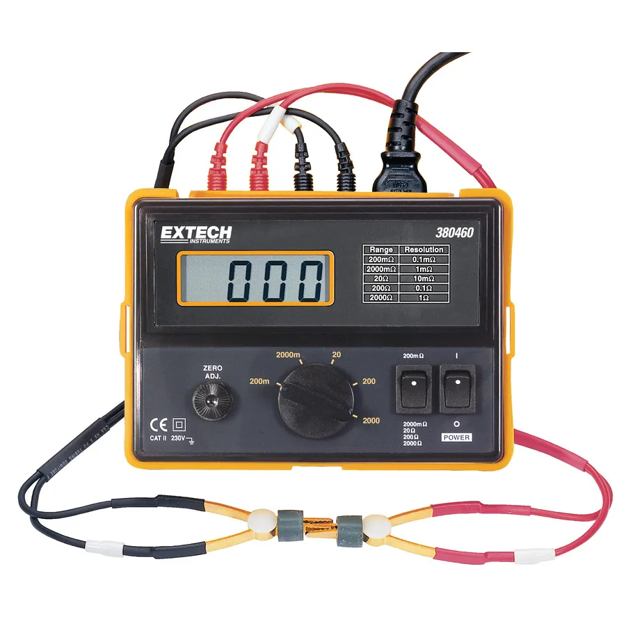 Precyzyjny miernik miliomów Extech 380460