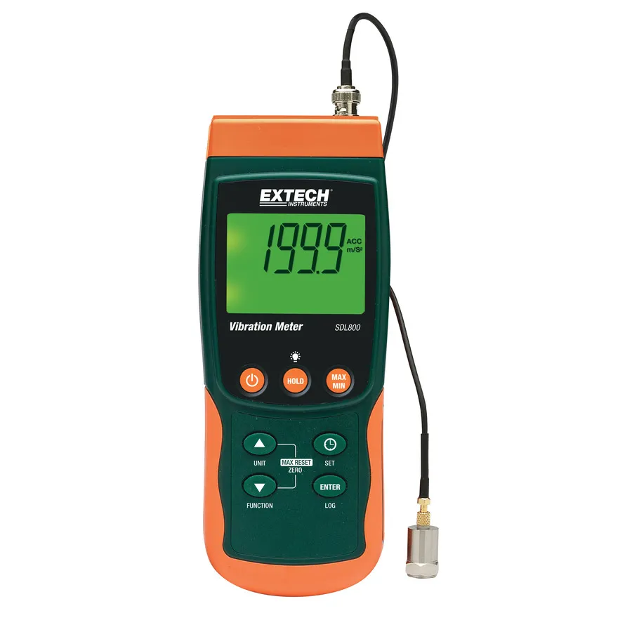 Miernik wibracji Extech SDL800 z rejestratorem danych