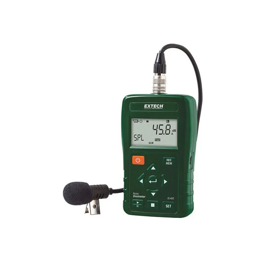Extech SL400-NIST przenośny miernik ekspozycji na hałas