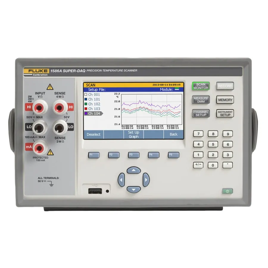 Fluke 1586A/1HC 120 Super-DAQ Skaner temperatury z modułem wysokiej pojemności