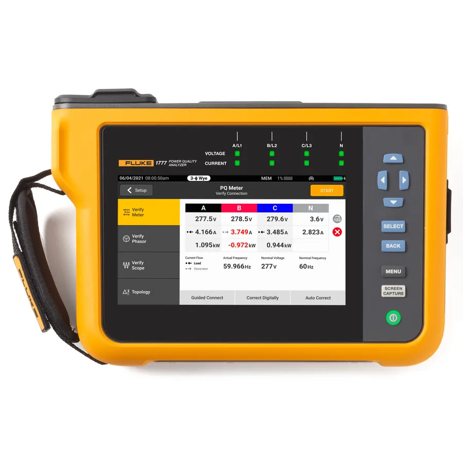 Fluke 1777/FPC Analizator Jakości Zasilania