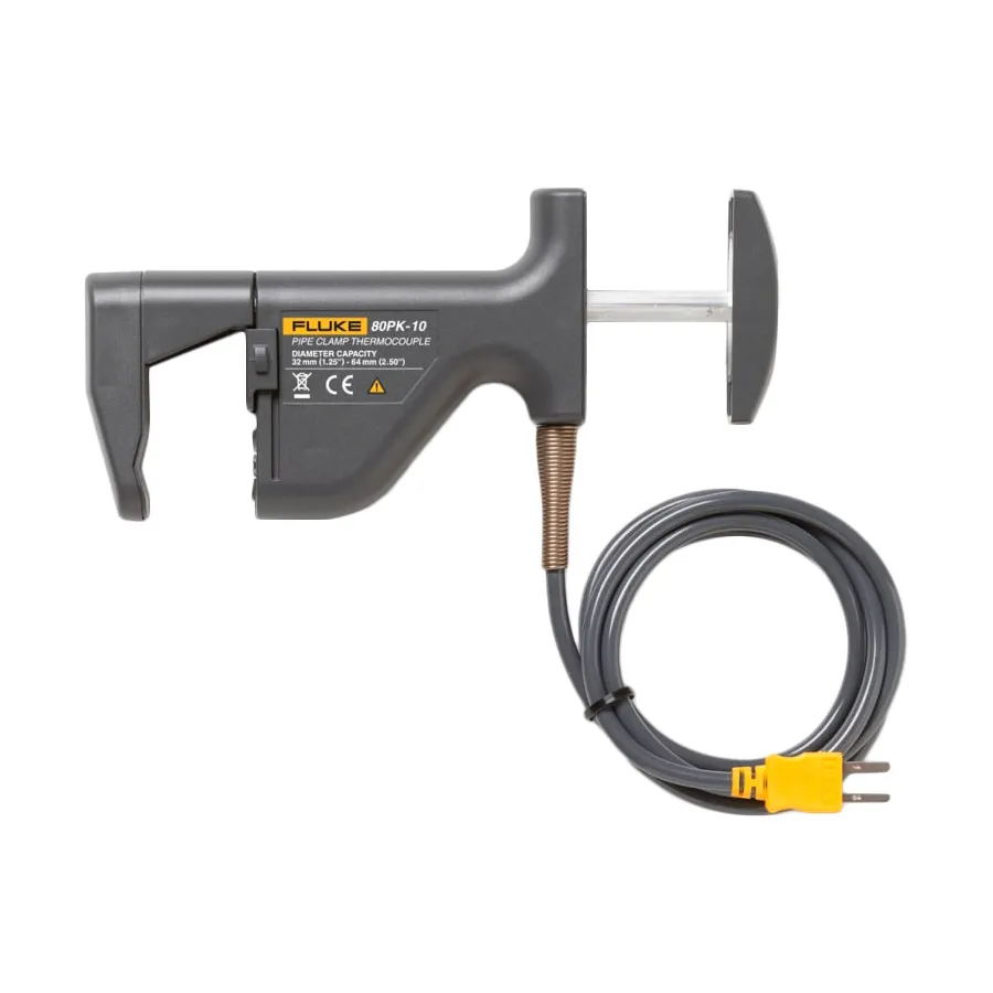 Sonda termoparowa Fluke 80PK-10 typu K z zaciskiem do rur
