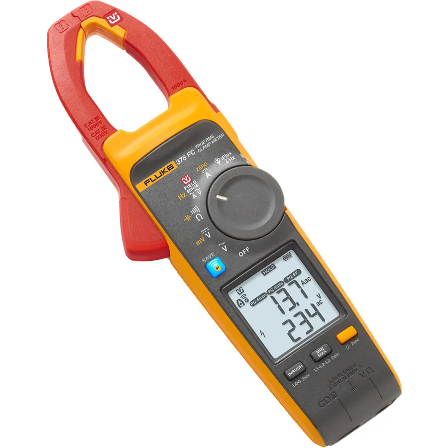 Miernik cęgowy Fluke 378 FC AC/DC True-RMS z sondą iFlex