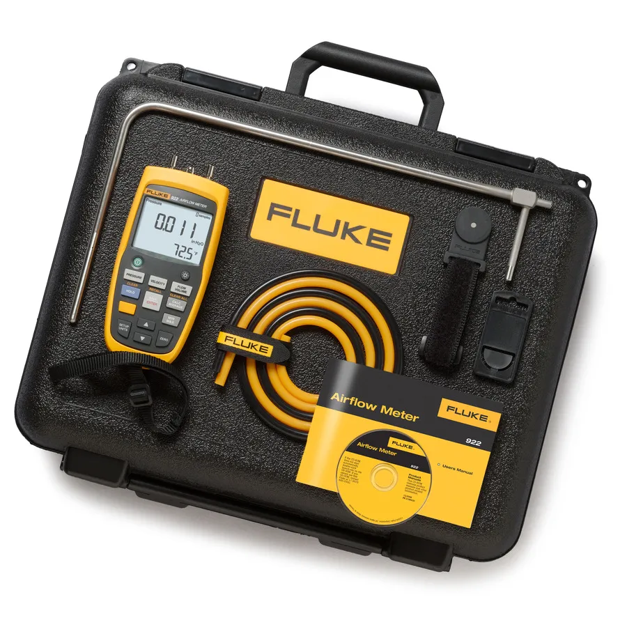 Zestaw miernika przepływu powietrza Fluke FLUKE-922/KIT