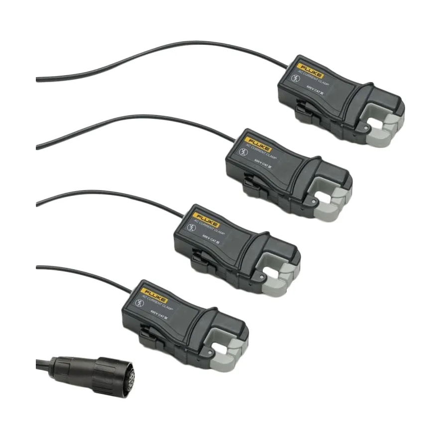 Zestaw miniaturowych zacisków prądowych 4-fazowych Fluke I1A/10A CLAMP PQ4