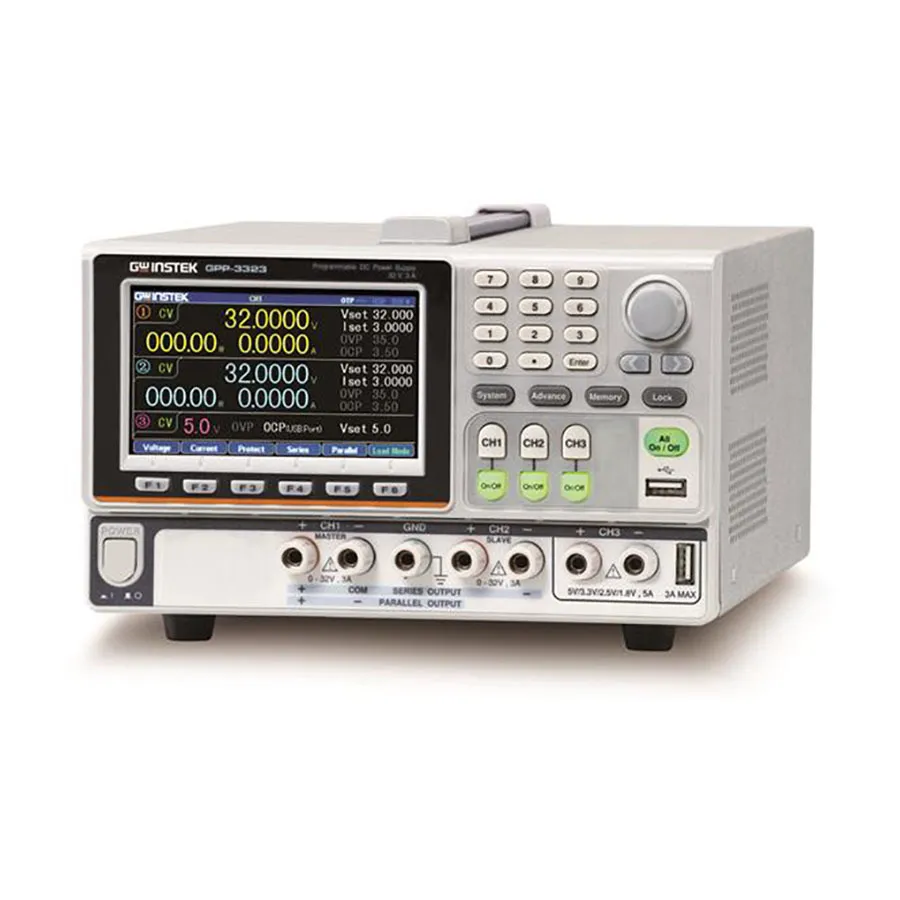 Zasilacz DC programowalny GW Instek GPP-3323 (LAN+GPIB)
