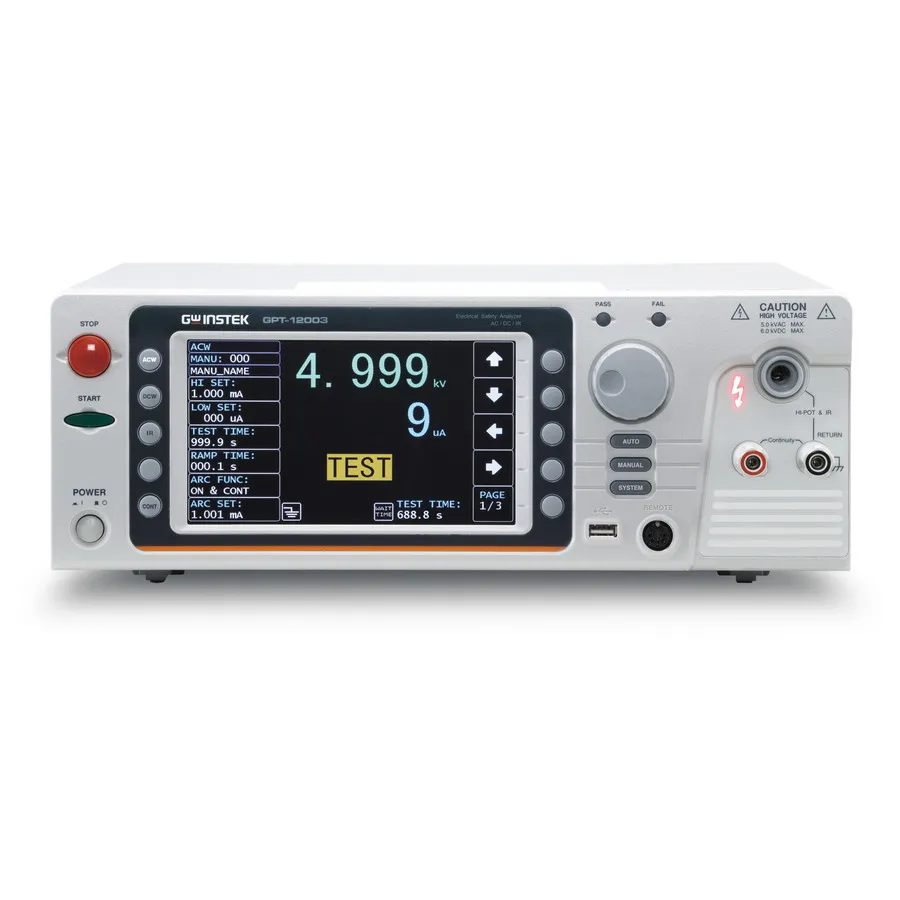 GW Instek GPT-12003 Analizator Bezpieczeństwa Elektrycznego