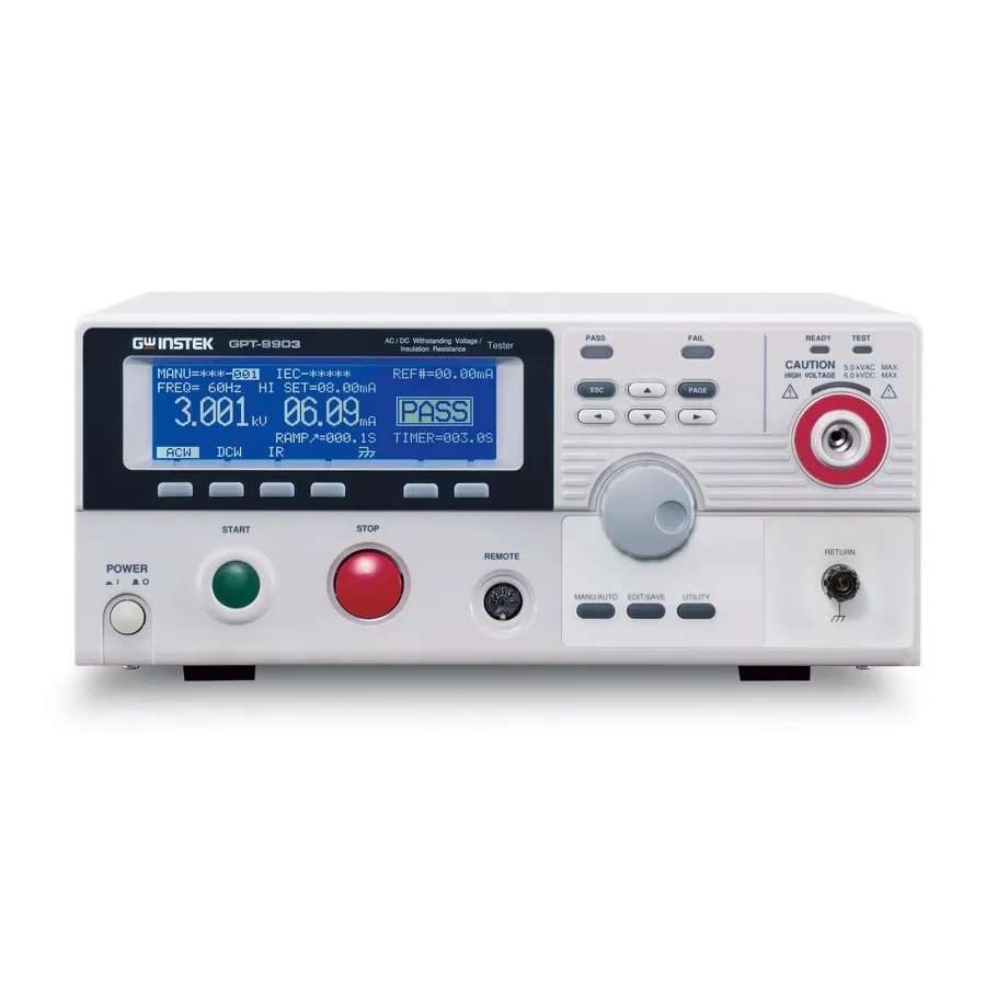 Tester bezpieczeństwa elektrycznego GW Instek GPT-9903A