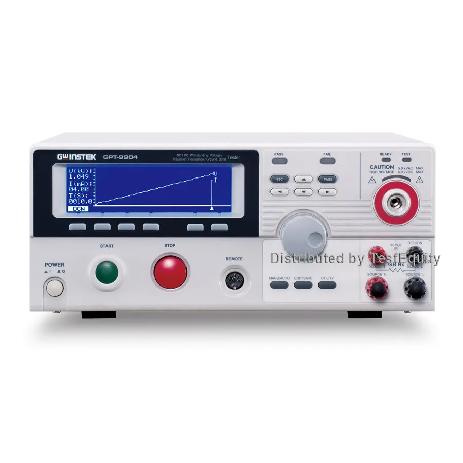 Tester bezpieczeństwa elektrycznego GW Instek GPT-9904