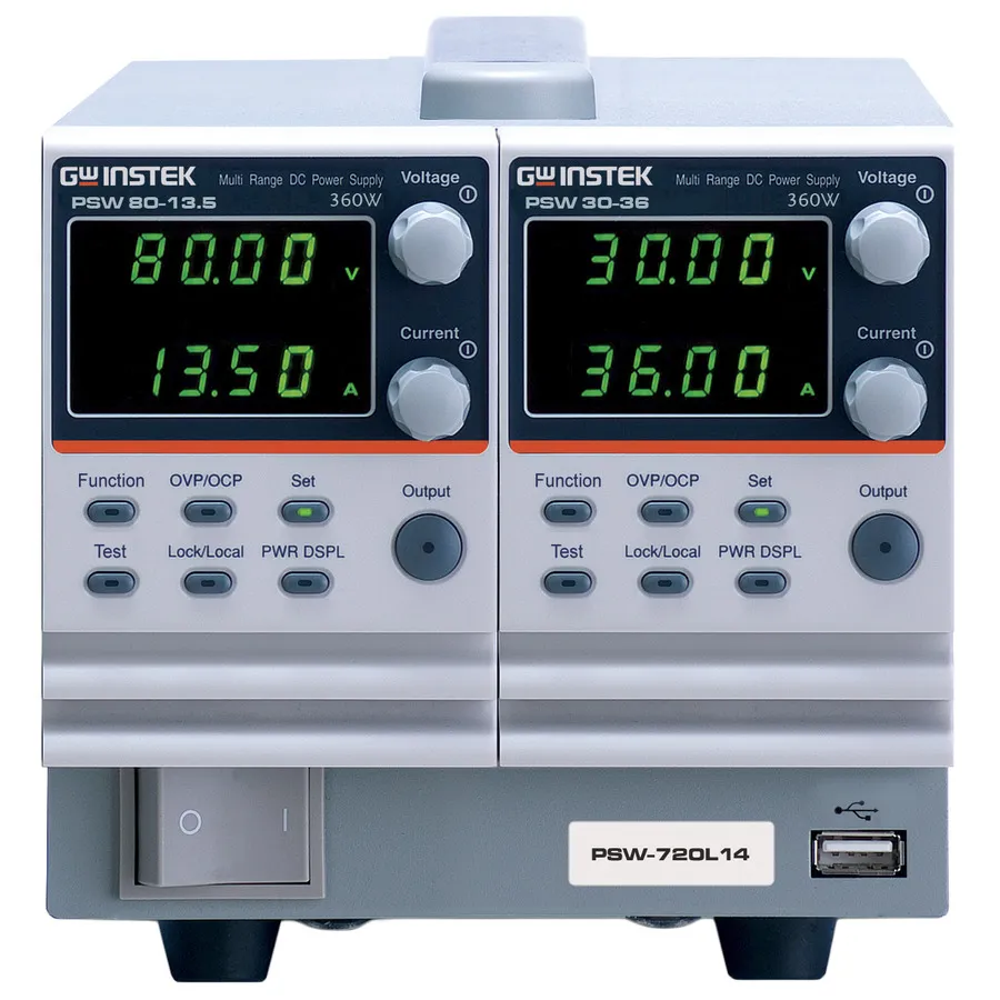 GW Instek PSW-720L45 Zasilacz DC, Dwukanałowy