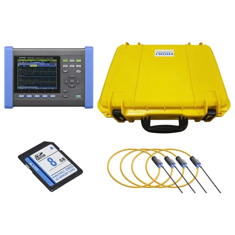 Hioki PQ3100-04/600 KIT Zestaw analizatora jakości zasilania
