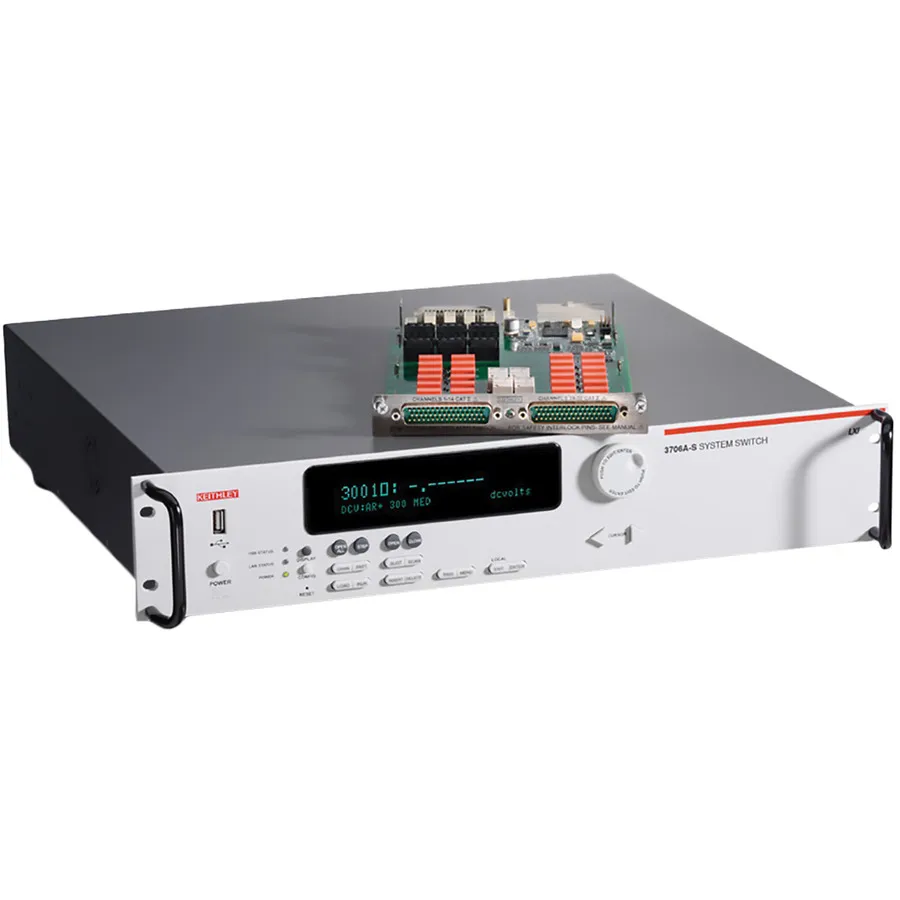 Sześciomazowy przełącznik systemowy Keithley 3706A-S