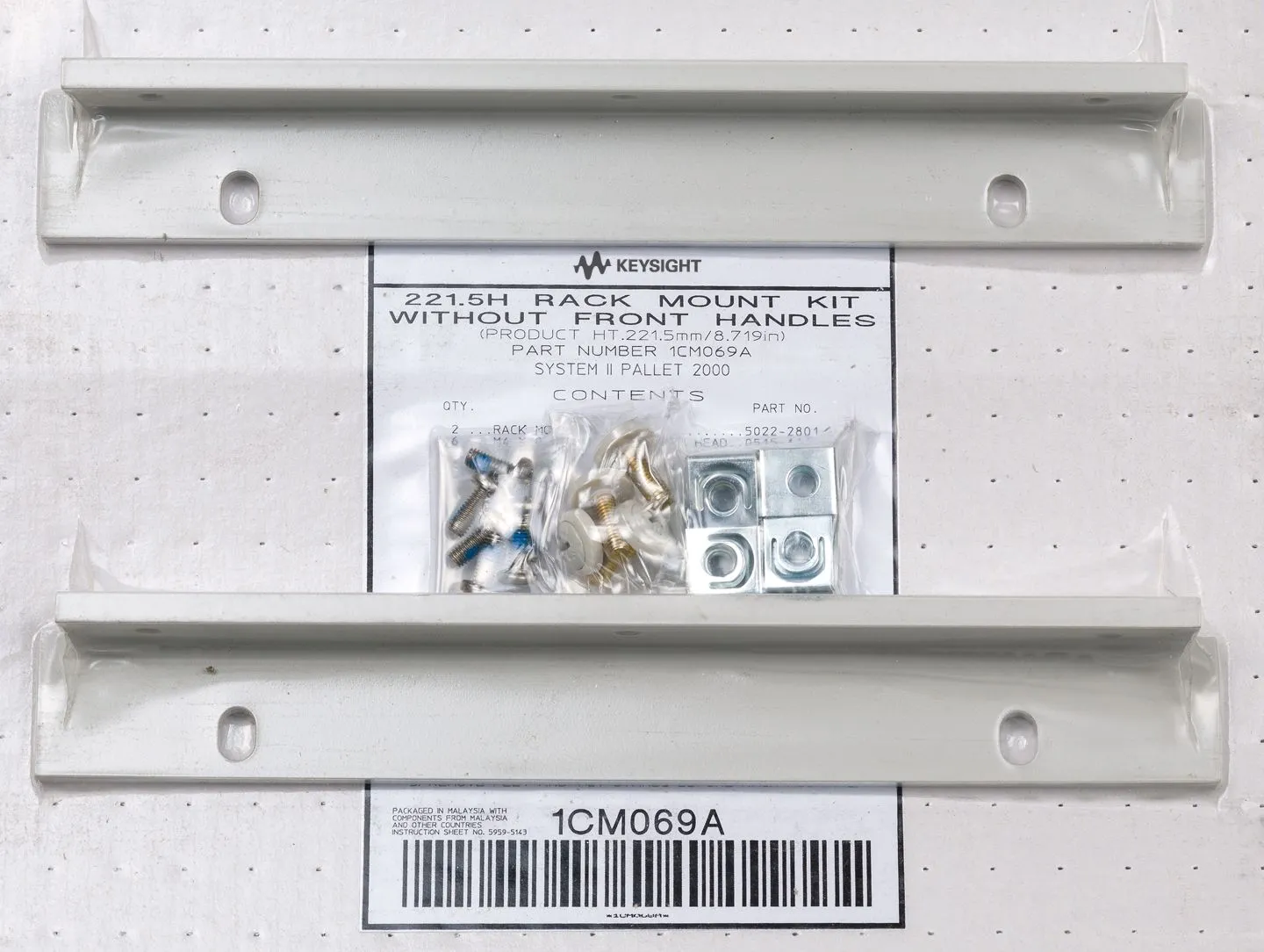 Zestaw do montażu w szafie Keysight 1CM069A