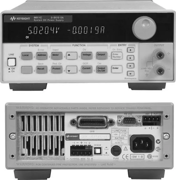 Zasilacz DC Keysight 6612C