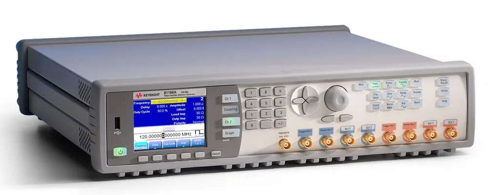 Generator impulsów, funkcji, przebiegów arbitralnych i szumu Keysight 81150A
