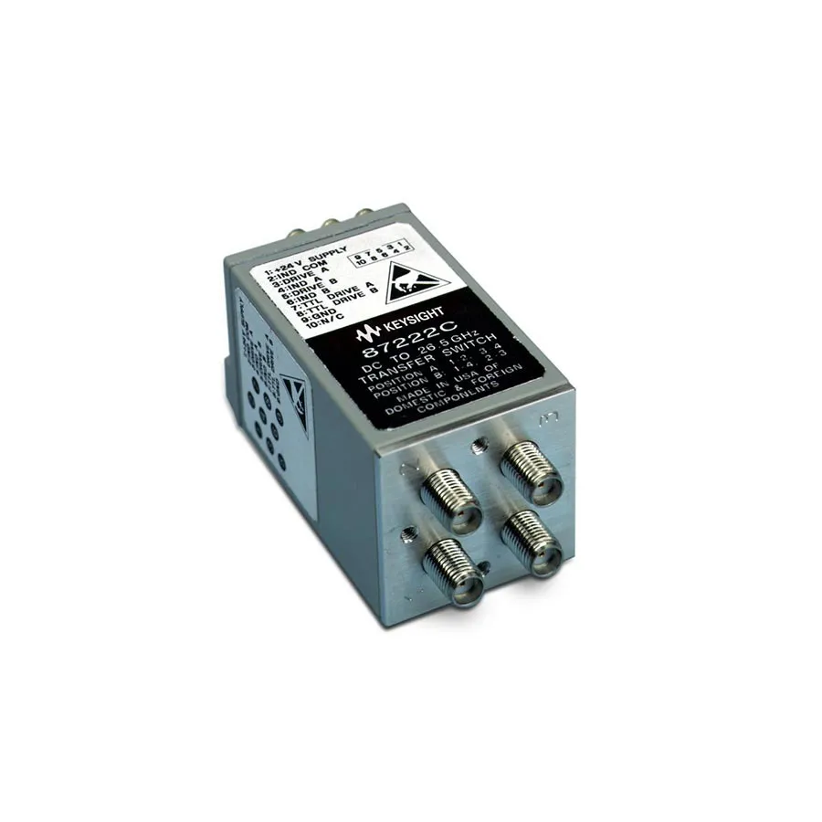 Przełącznik transferu koaksjalnego Keysight 87222C/161