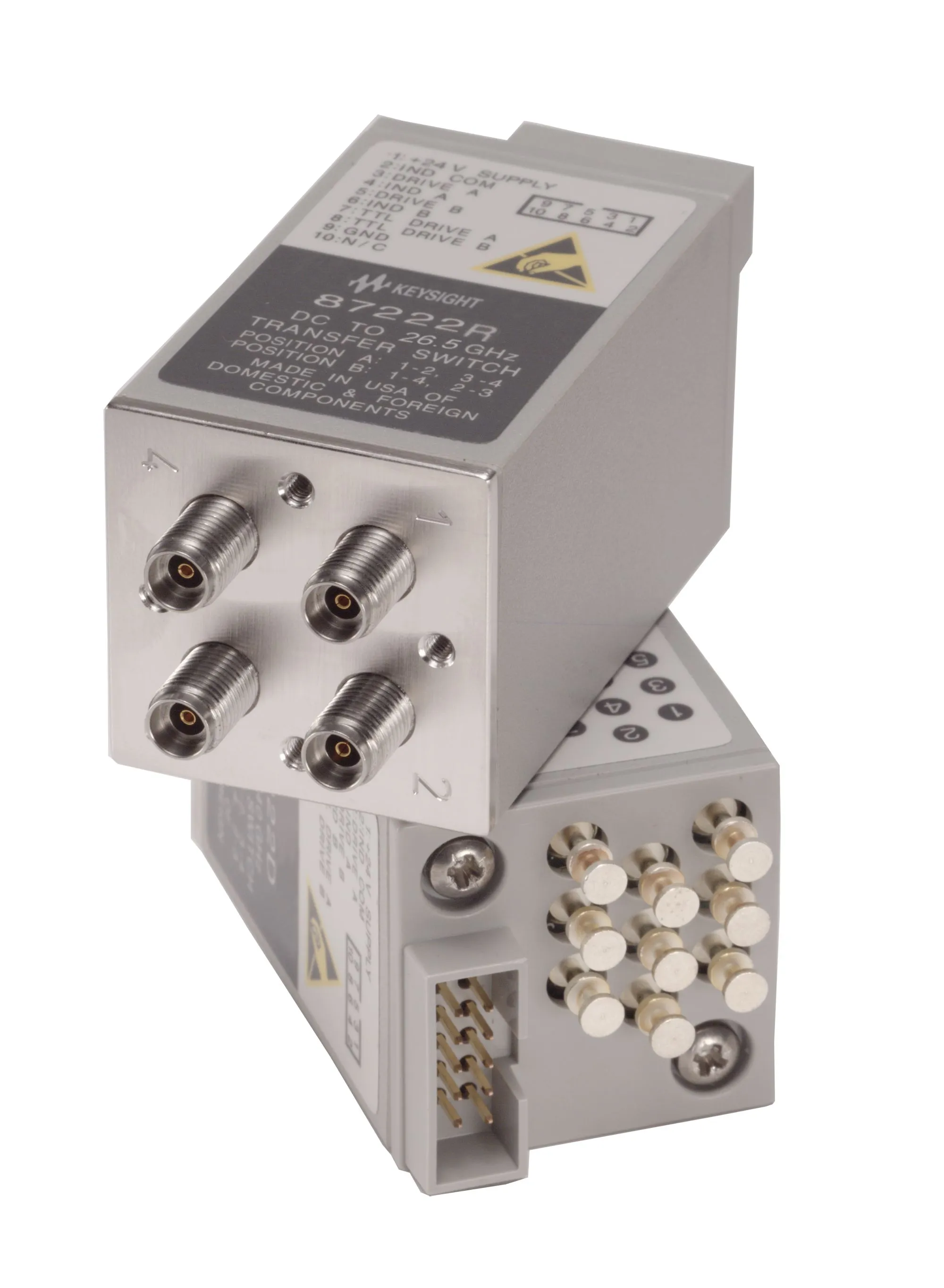 Keysight 87222R Coaxial Transfer Switch