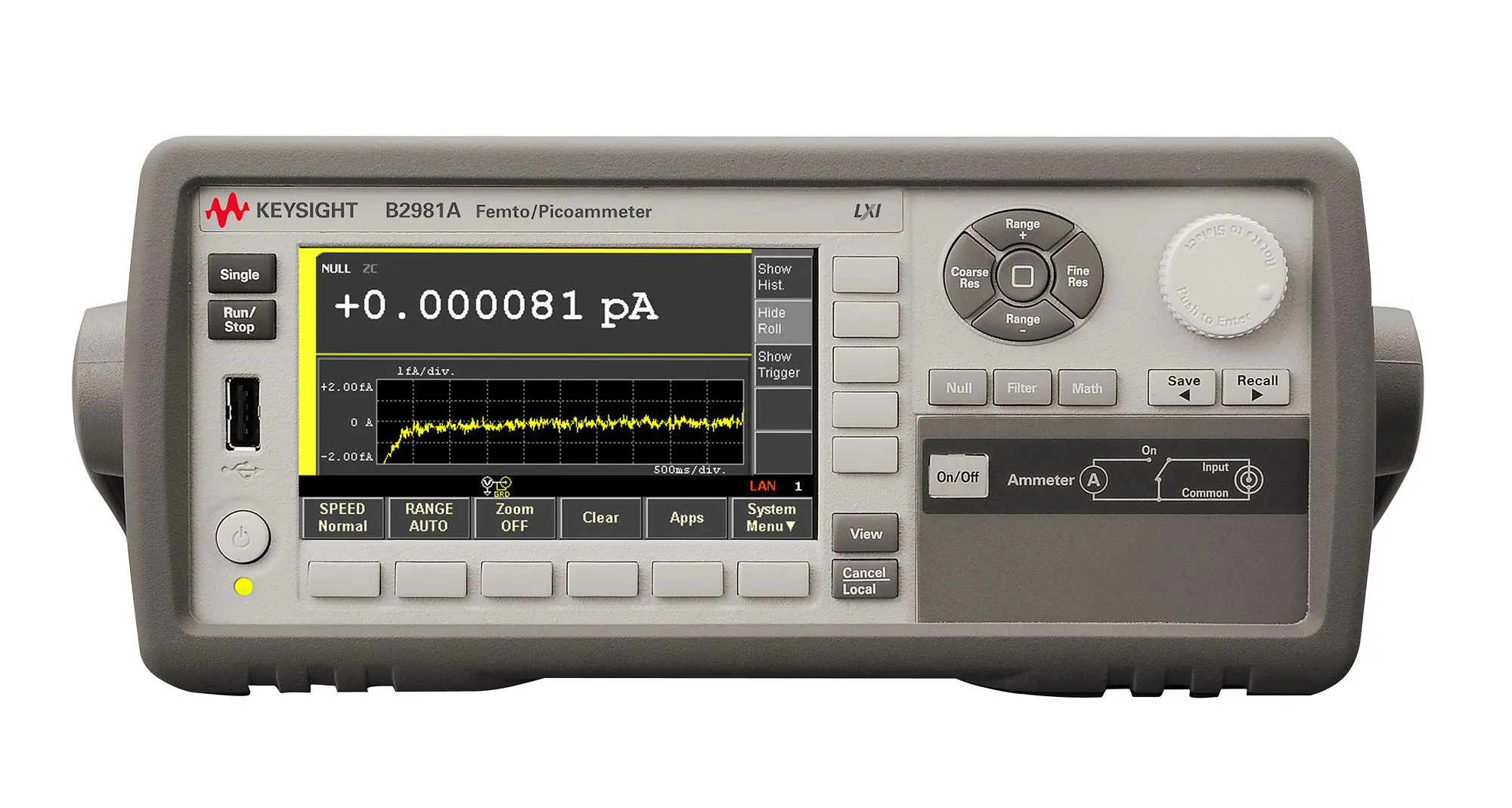 Keysight B2981A Pikoamperomierz Femto/Piko