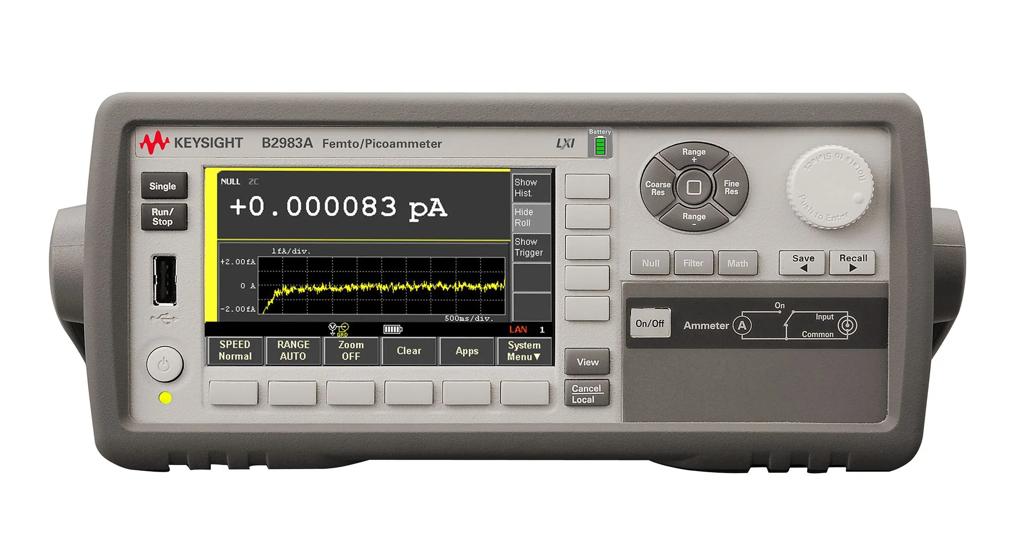 Keysight B2983A Pikoamperomierz Femto/Piko