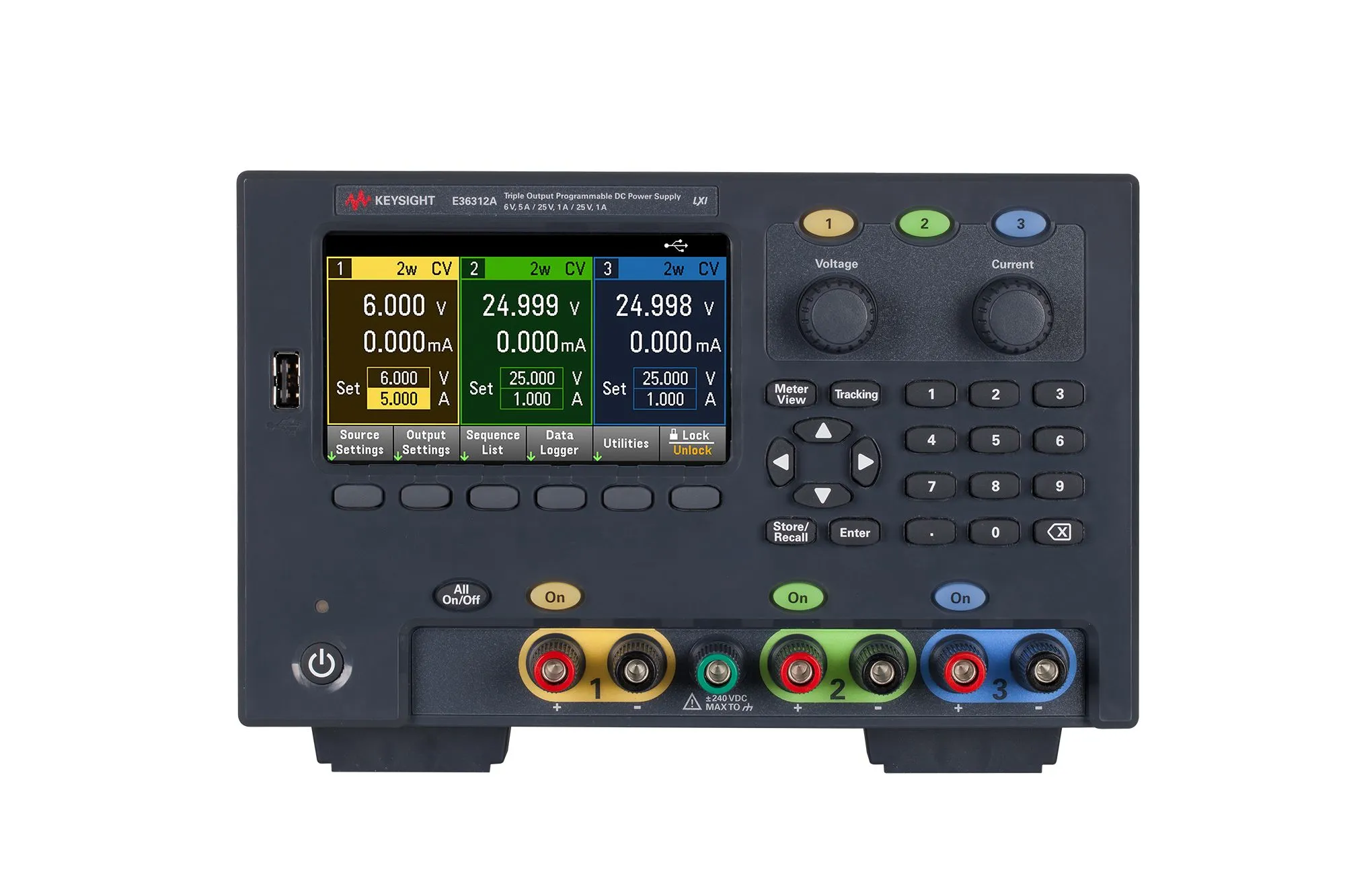 Zasilacz DC Keysight E36312A Triple Output