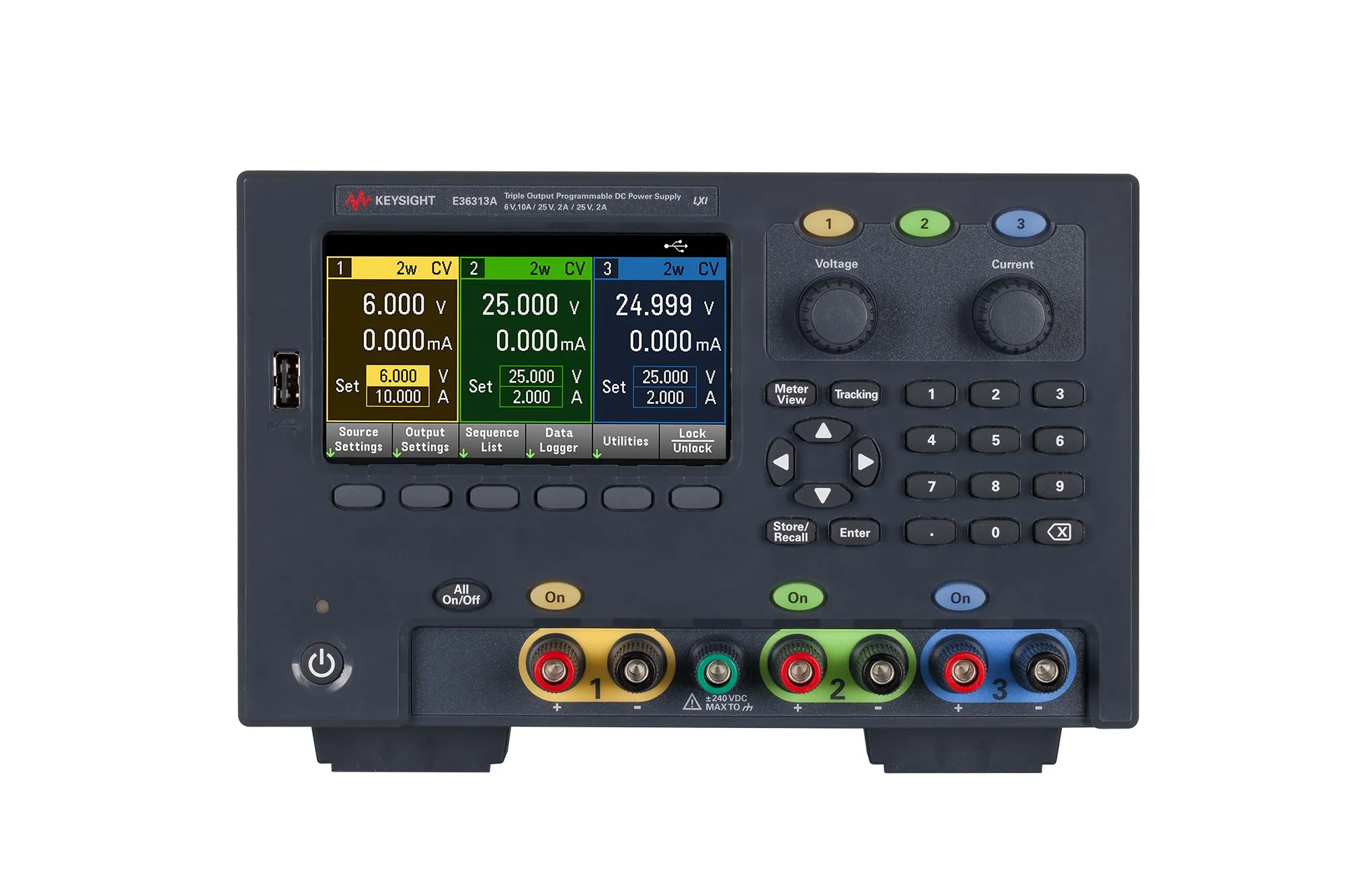 Zasilacz DC Keysight E36313A Triple Output
