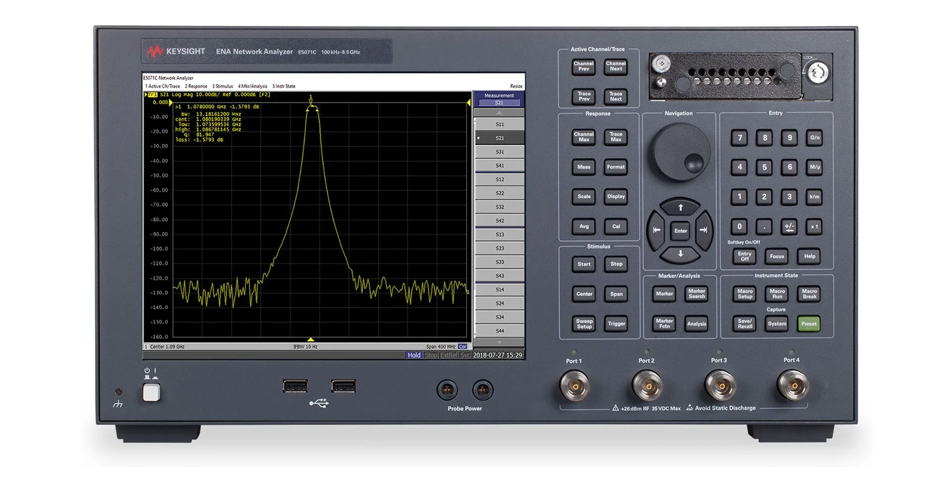 Keysight E5071C Analizator Sieci Wektorowej