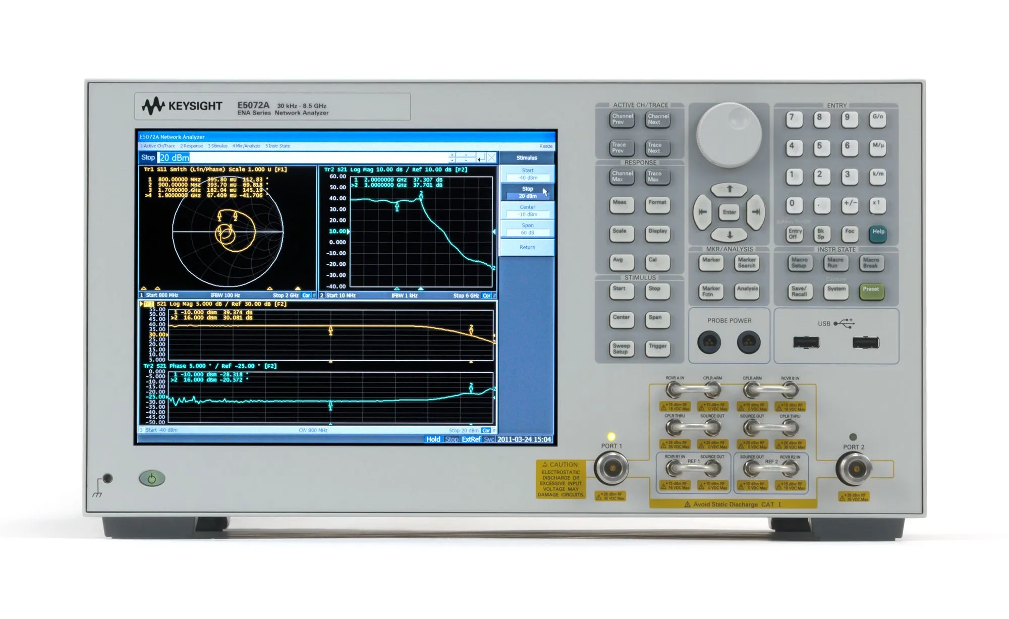 Keysight E5072A Analizator sieci wektorowej