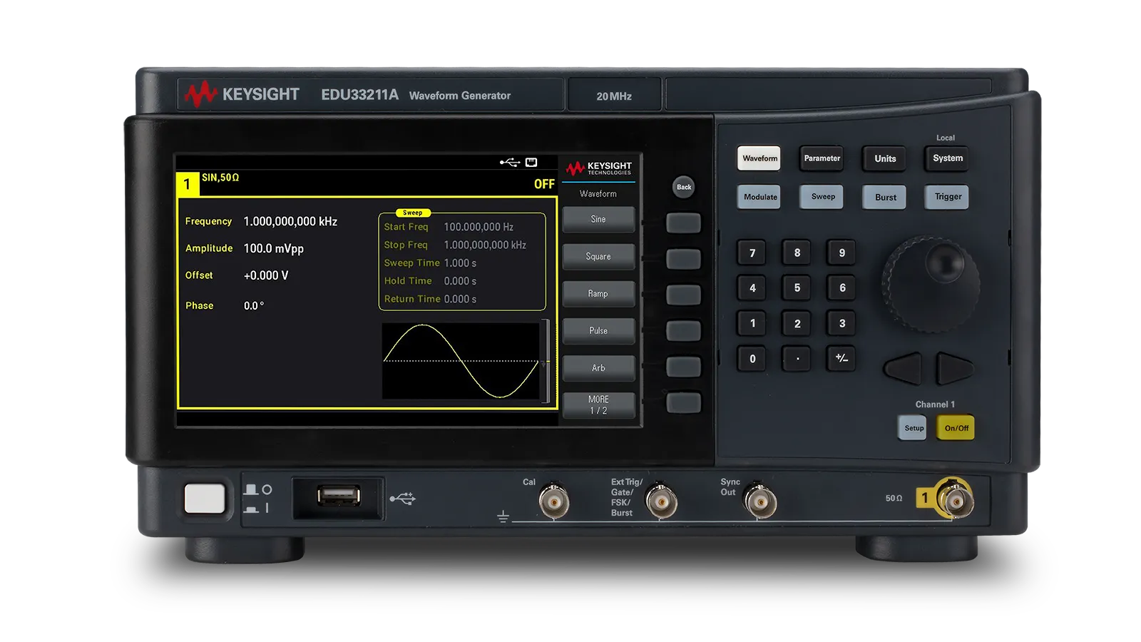 Keysight EDU33211A Generator Funkcji/Arbitralnego Przebiegu