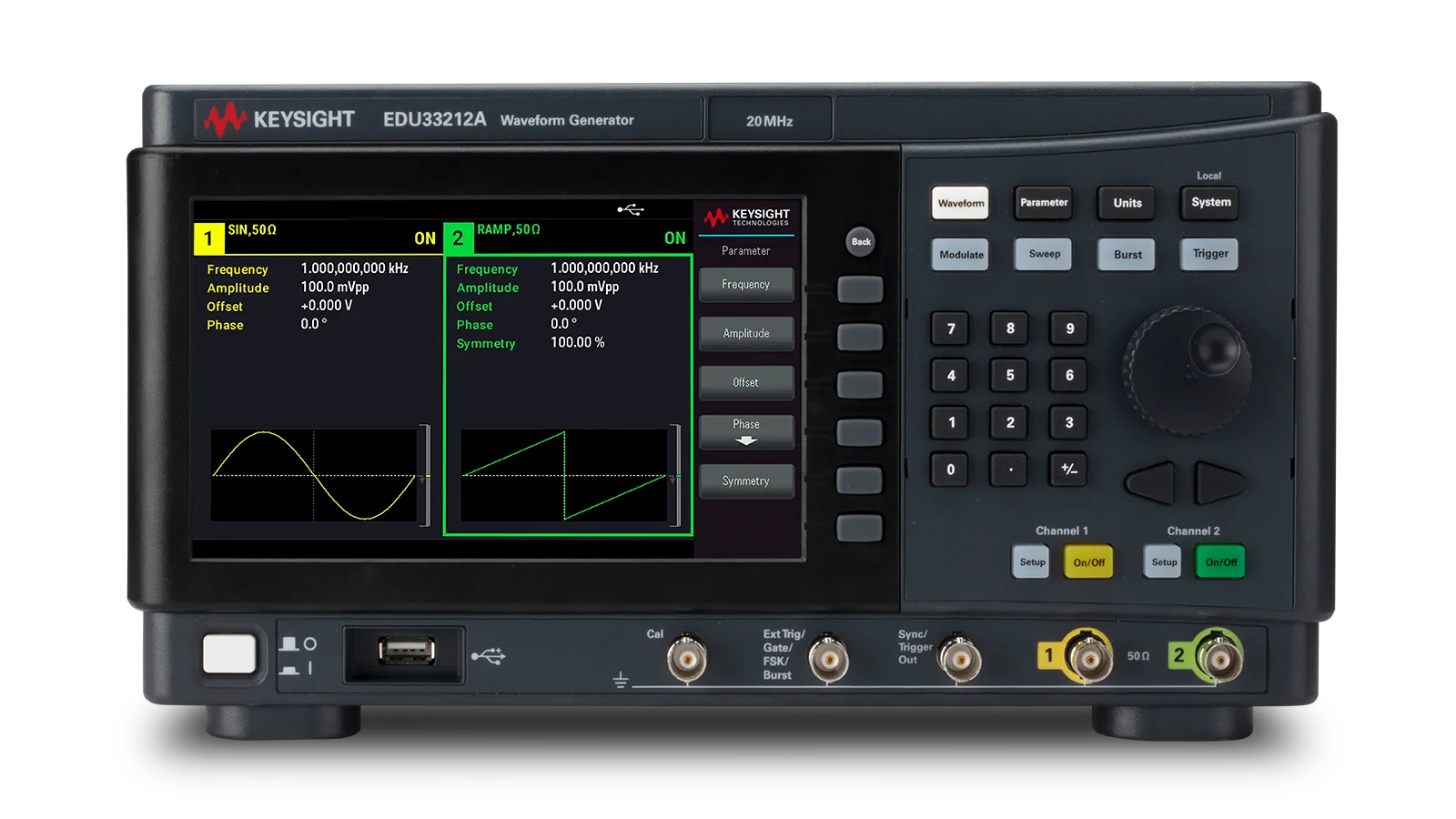 Keysight EDU33212A Dualny Kanałowy Generator Funkcji/Arbitralnego Przebiegu